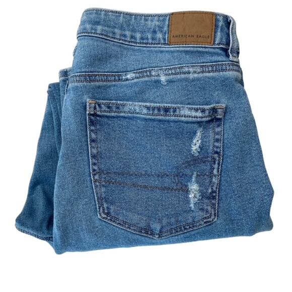American Eagle Outfitters Blue Straight Leg Jeans - Picture 2 of 8
